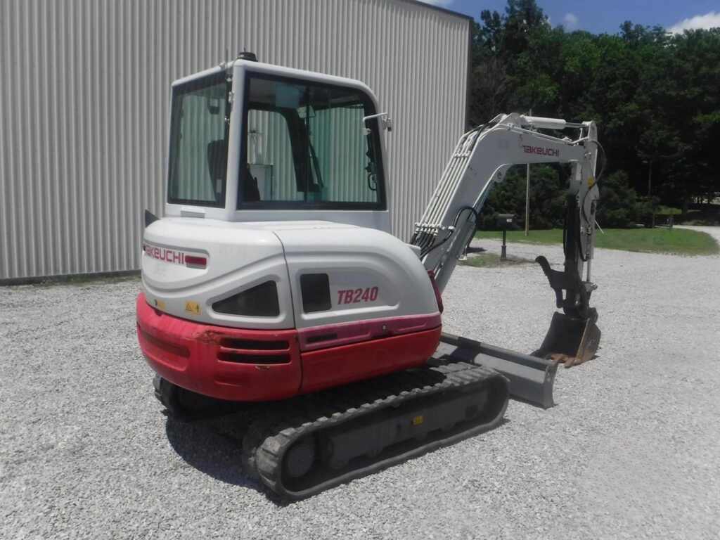 2016 Takeuchi TB240 Mini Excavator